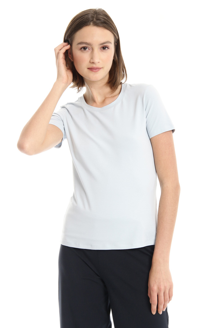 Semi-fitted cotton T-shirt Intrend Semi-fitted cotton T-shirt Intrend