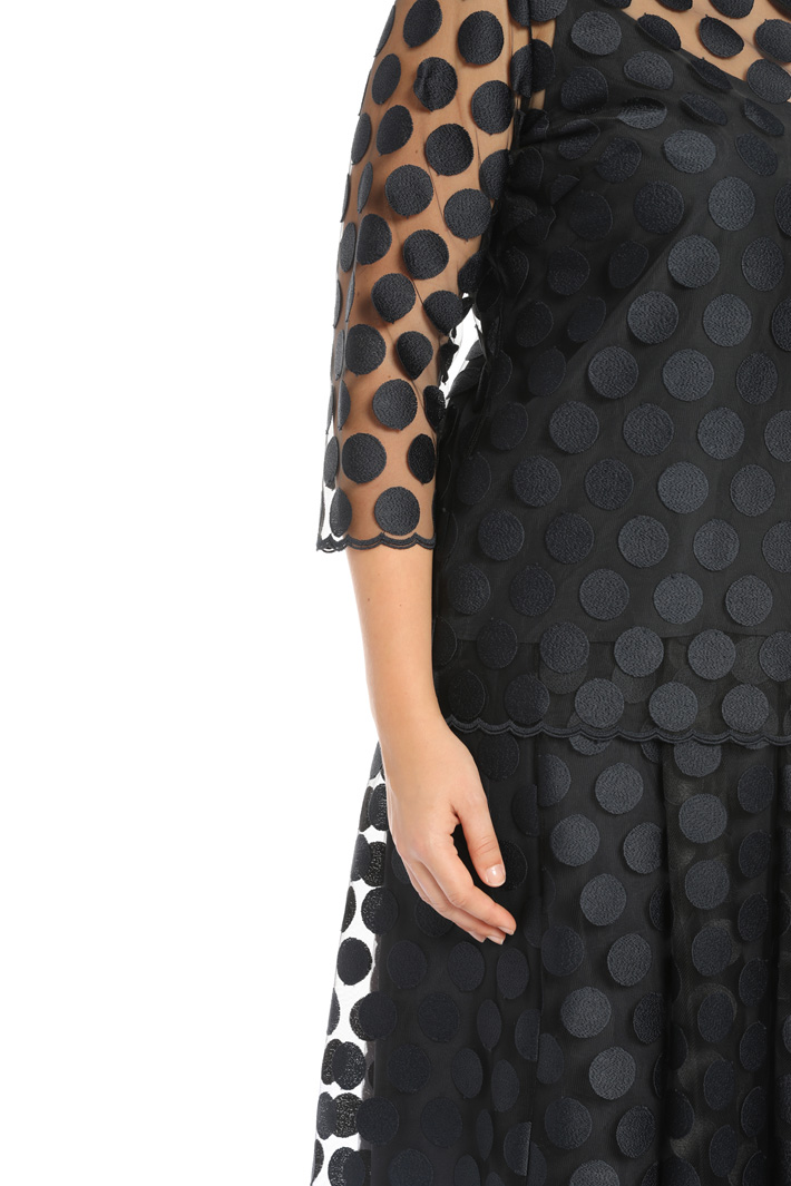 Embroidered tulle tunic Intrend Embroidered tulle tunic Intrend