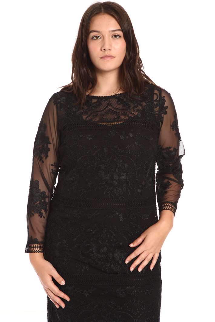 Embroidered tulle dress Intrend Embroidered tulle dress Intrend