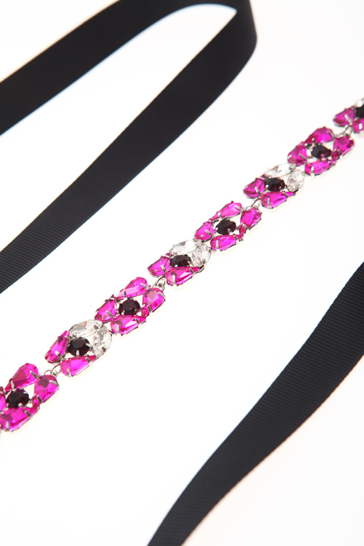 Grosgrain jewel belt Intrend Grosgrain jewel belt Intrend