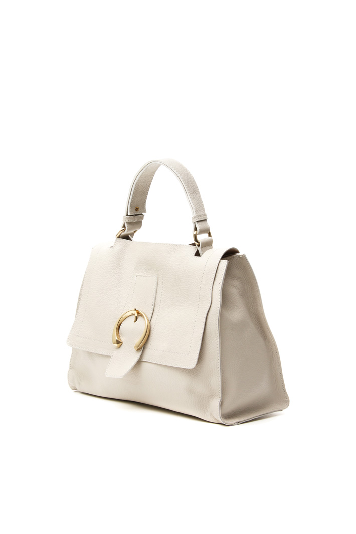 Leather bag with buckle Intrend Leather bag with buckle Intrend