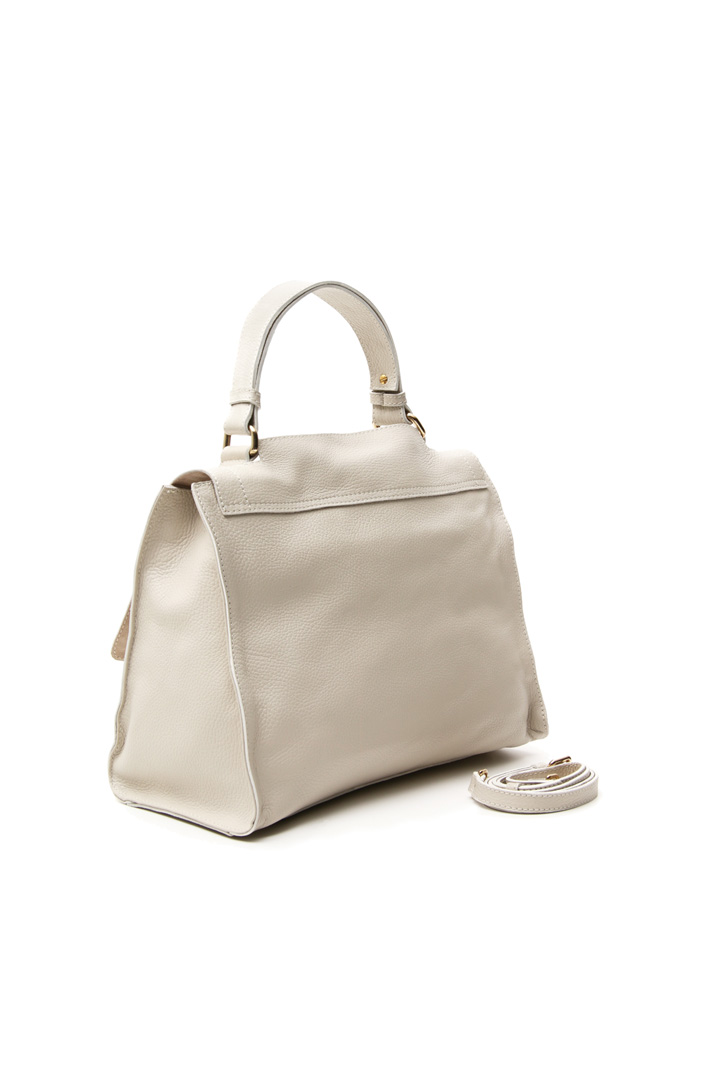 Leather bag with buckle Intrend Leather bag with buckle Intrend