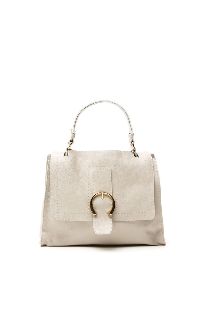 Leather bag with buckle Intrend Leather bag with buckle Intrend