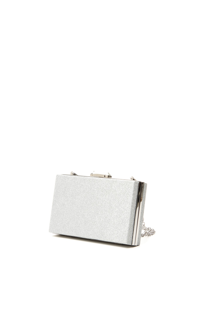 Square glitter clutch Intrend Square glitter clutch Intrend
