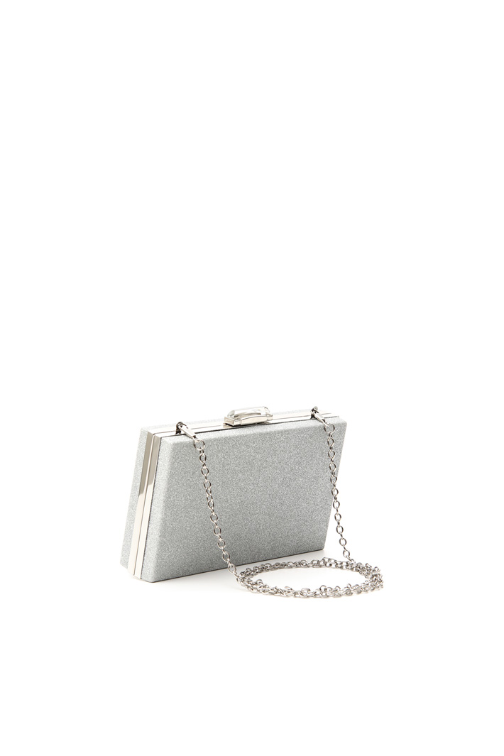 Square glitter clutch Intrend Square glitter clutch Intrend