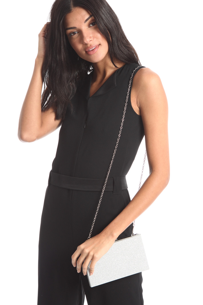 Square glitter clutch Intrend Square glitter clutch Intrend