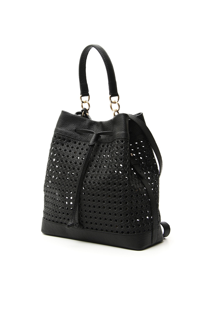 Leather bucket bag Intrend Leather bucket bag Intrend