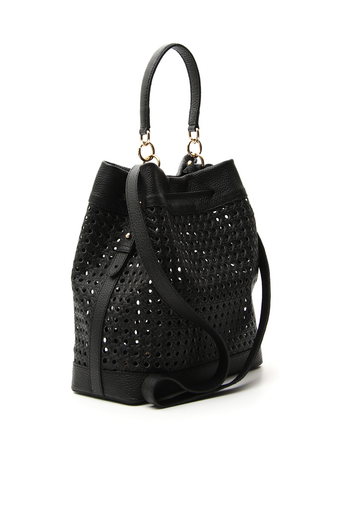 Leather bucket bag Intrend Leather bucket bag Intrend