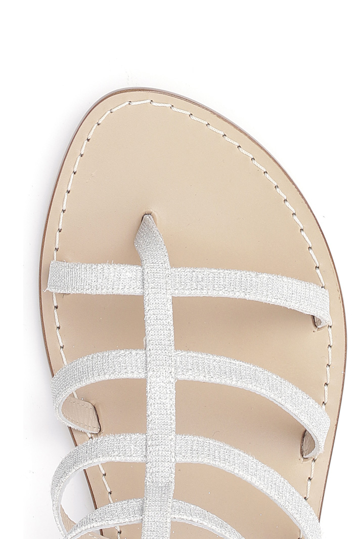 Rhinestone strap sandals Intrend Rhinestone strap sandals Intrend