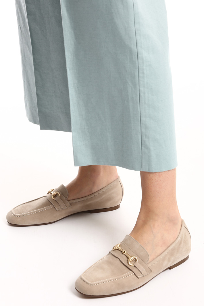 Suede leather moccasin Intrend Suede leather moccasin Intrend