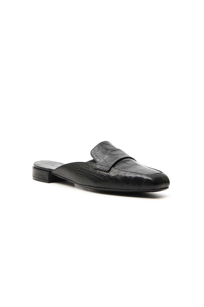 Crocodile print sabot shoes Intrend Crocodile print sabot shoes Intrend