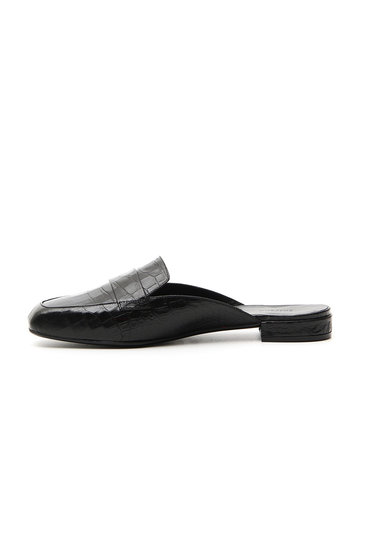 Crocodile print sabot shoes Intrend Crocodile print sabot shoes Intrend