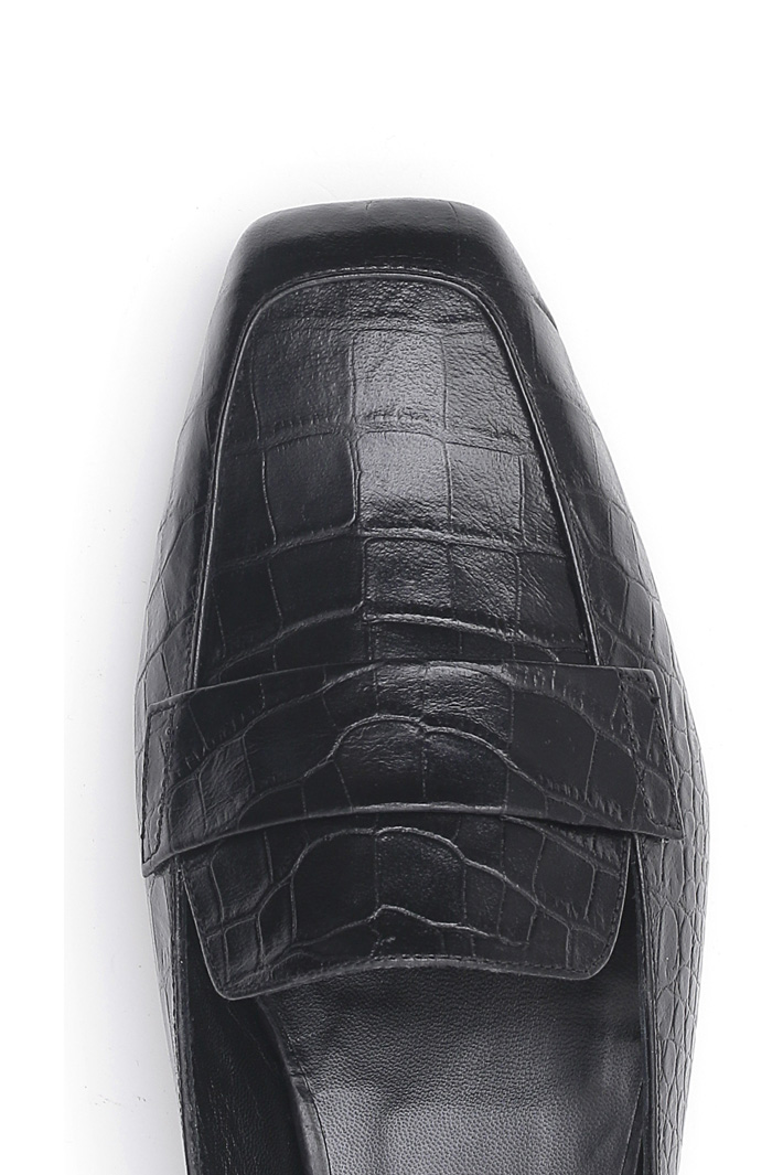 Crocodile print sabot shoes Intrend Crocodile print sabot shoes Intrend