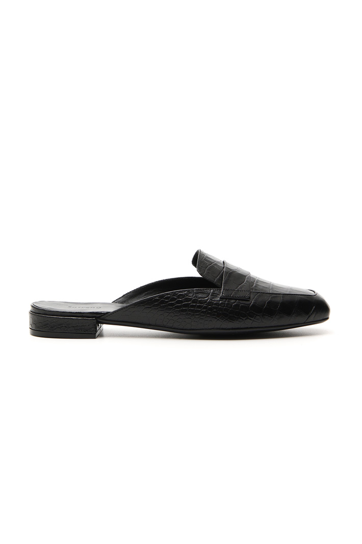 Crocodile print sabot shoes Intrend Crocodile print sabot shoes Intrend
