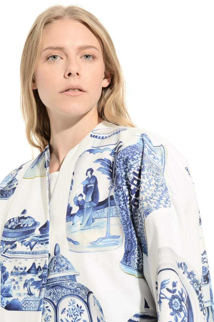 Pure cotton crepe coat Intrend Pure cotton crepe coat Intrend