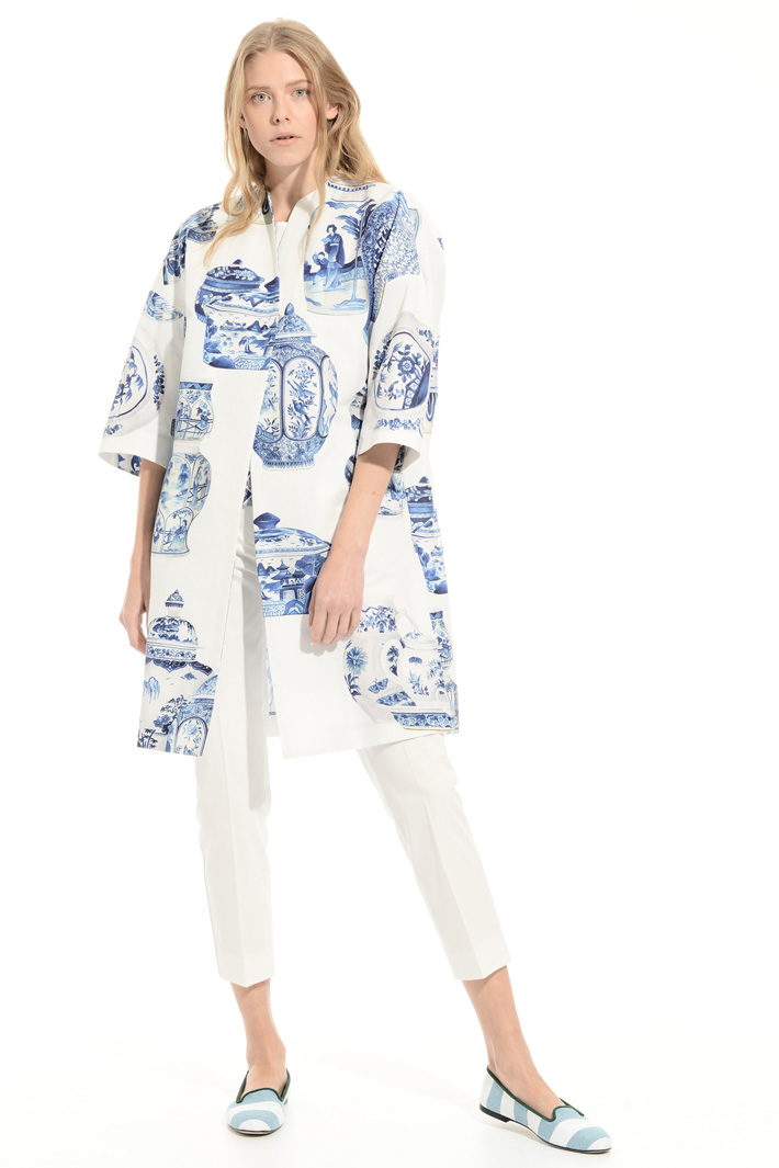 Pure cotton crepe coat Intrend Pure cotton crepe coat Intrend