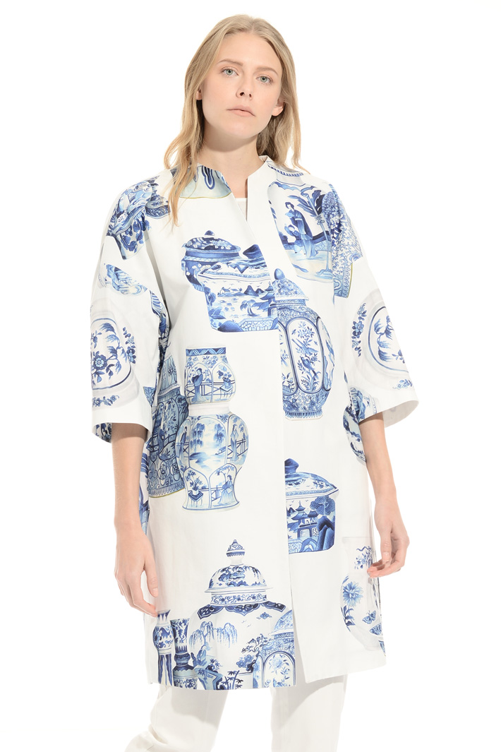Pure cotton crepe coat Intrend Pure cotton crepe coat Intrend
