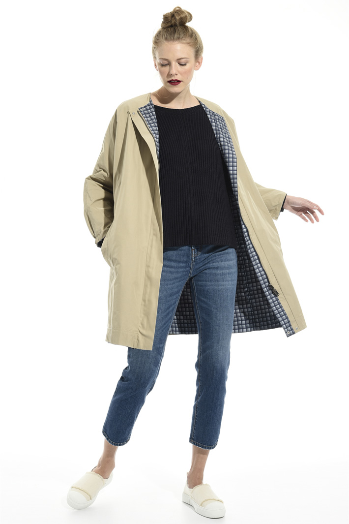 Waterproof twill trench Intrend Waterproof twill trench Intrend