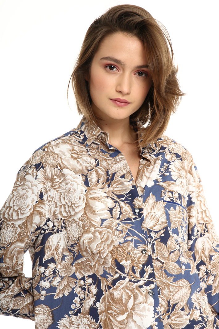 Printed cotton shirt Intrend Printed cotton shirt Intrend