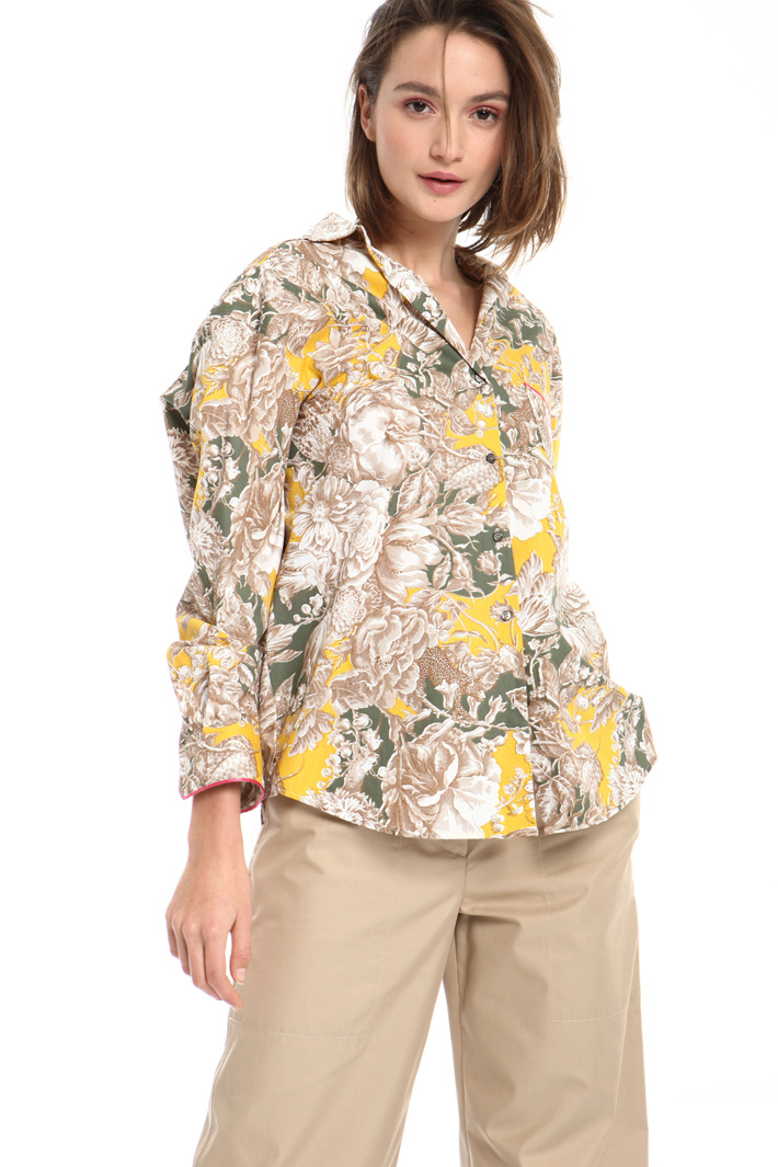 Printed cotton shirt Intrend Printed cotton shirt Intrend