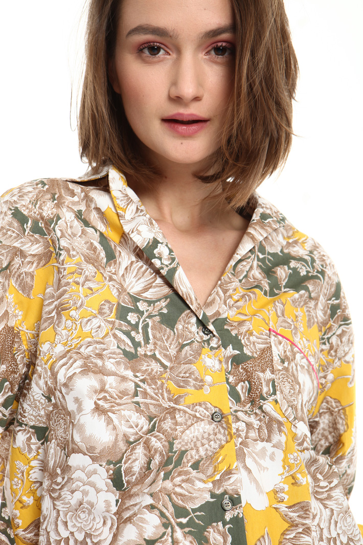 Printed cotton shirt Intrend Printed cotton shirt Intrend