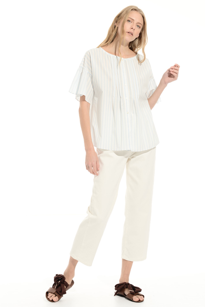 Boxy cotton blouse Intrend Boxy cotton blouse Intrend