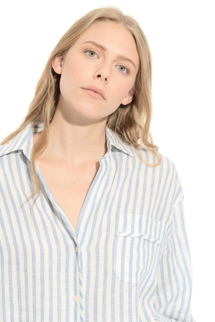 Yarn-dyed linen shirt Intrend Yarn-dyed linen shirt Intrend