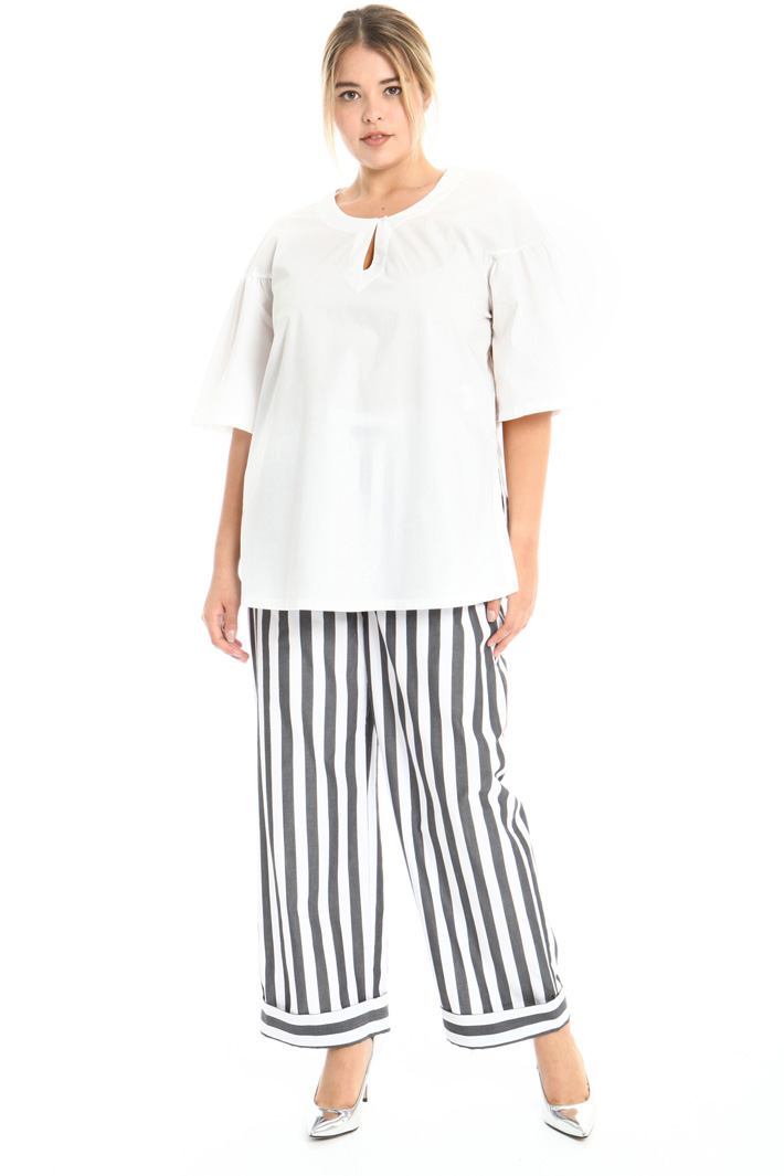 Cotton poplin tunic Intrend Cotton poplin tunic Intrend