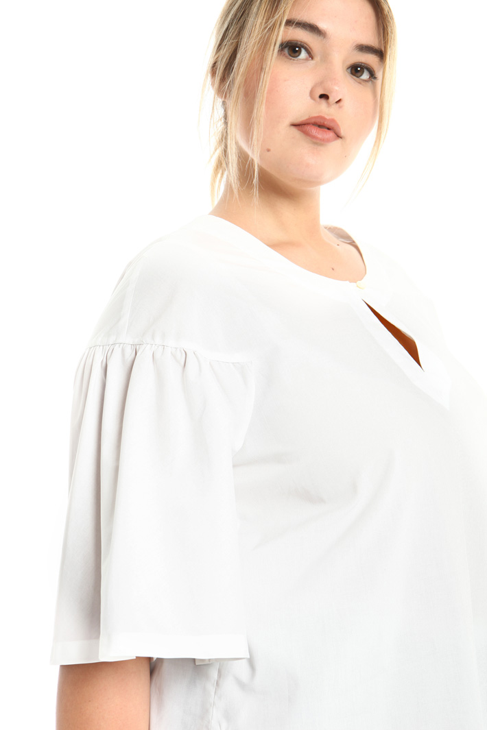 Cotton poplin tunic Intrend Cotton poplin tunic Intrend