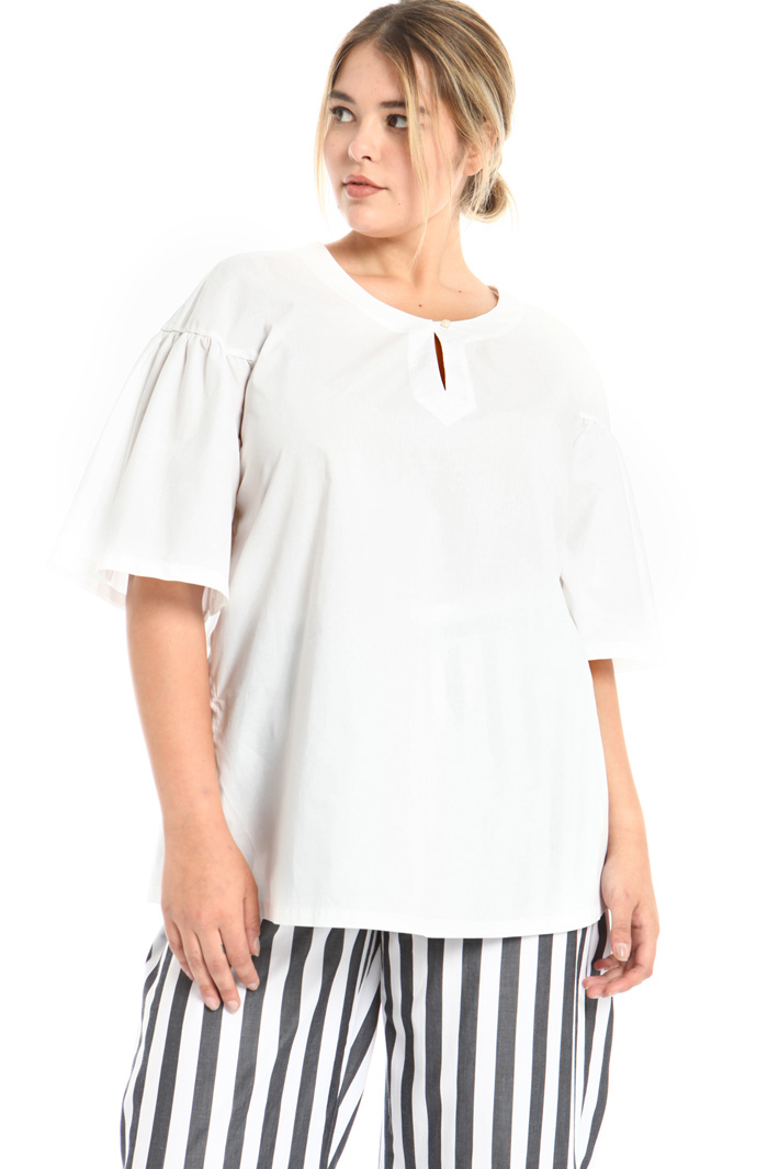 Cotton poplin tunic Intrend Cotton poplin tunic Intrend