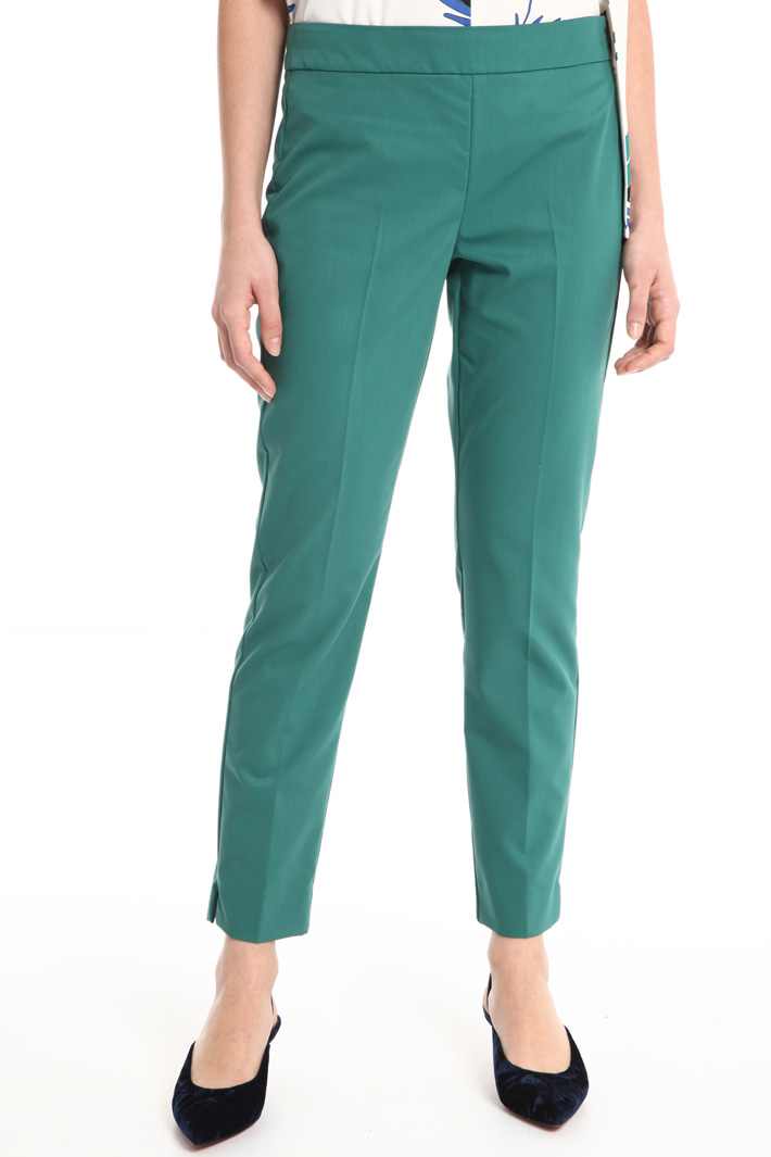 Stretch viscose blend trousers Intrend Stretch viscose blend trousers Intrend