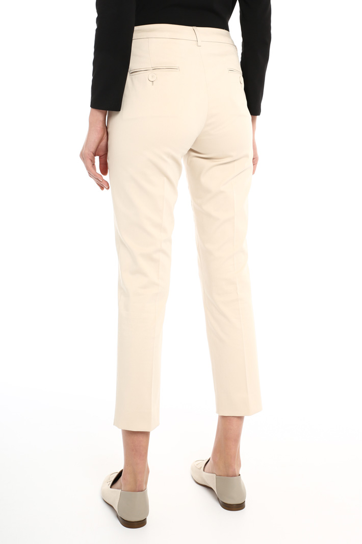 Pantaloni in raso di cotone Intrend Pantaloni in raso di cotone Intrend