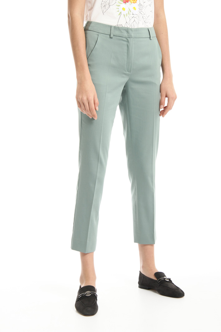Cotton satin trousers Intrend Cotton satin trousers Intrend