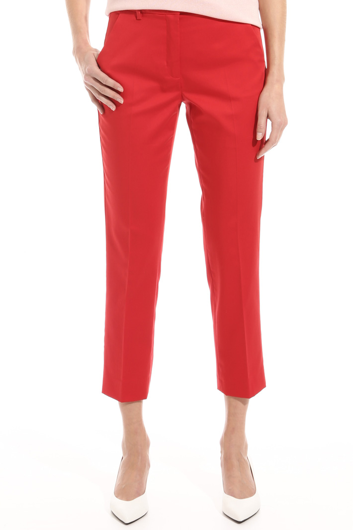 Cotton satin trousers Intrend Cotton satin trousers Intrend