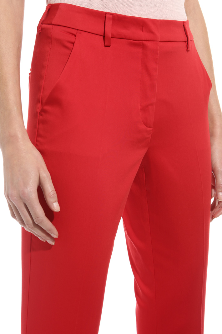 Cotton satin trousers Intrend Cotton satin trousers Intrend