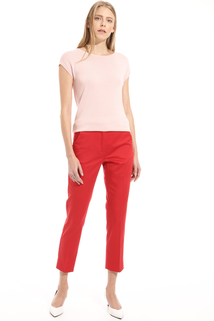 Cotton satin trousers Intrend Cotton satin trousers Intrend