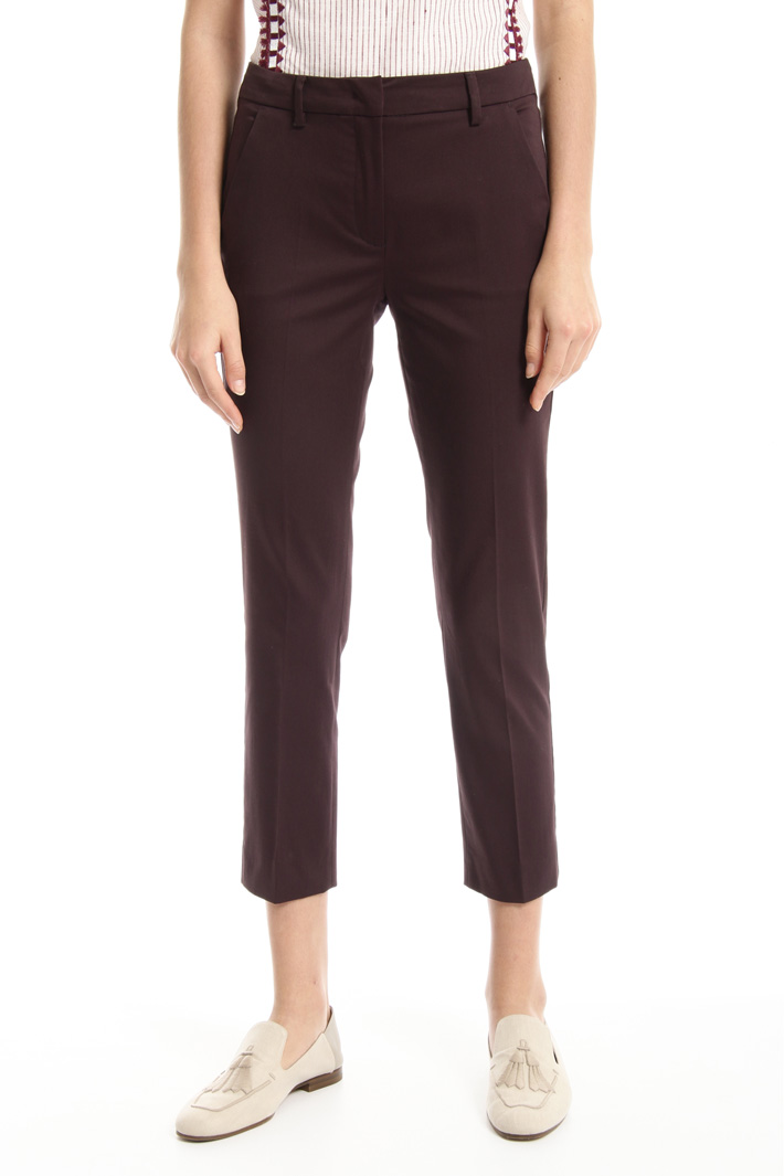 Cotton satin trousers Intrend Cotton satin trousers Intrend