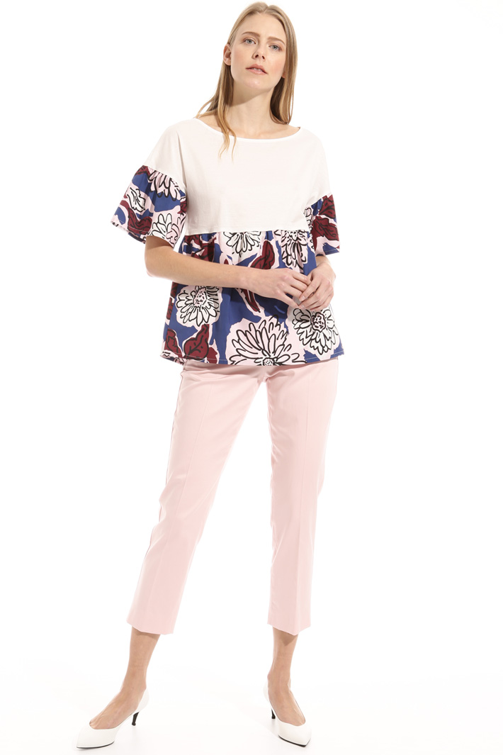 Cotton satin trousers Intrend Cotton satin trousers Intrend