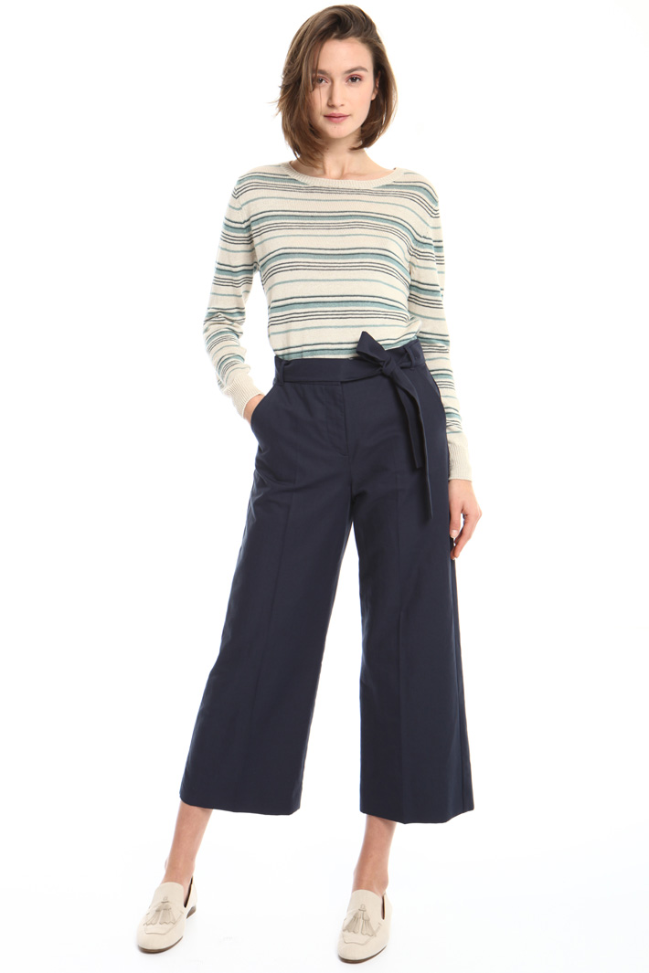 Crop palazzo trousers Intrend Crop palazzo trousers Intrend