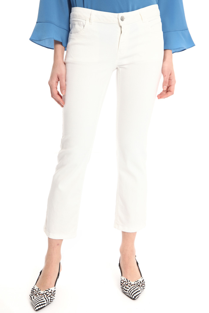 Cotton blend trousers Intrend Cotton blend trousers Intrend