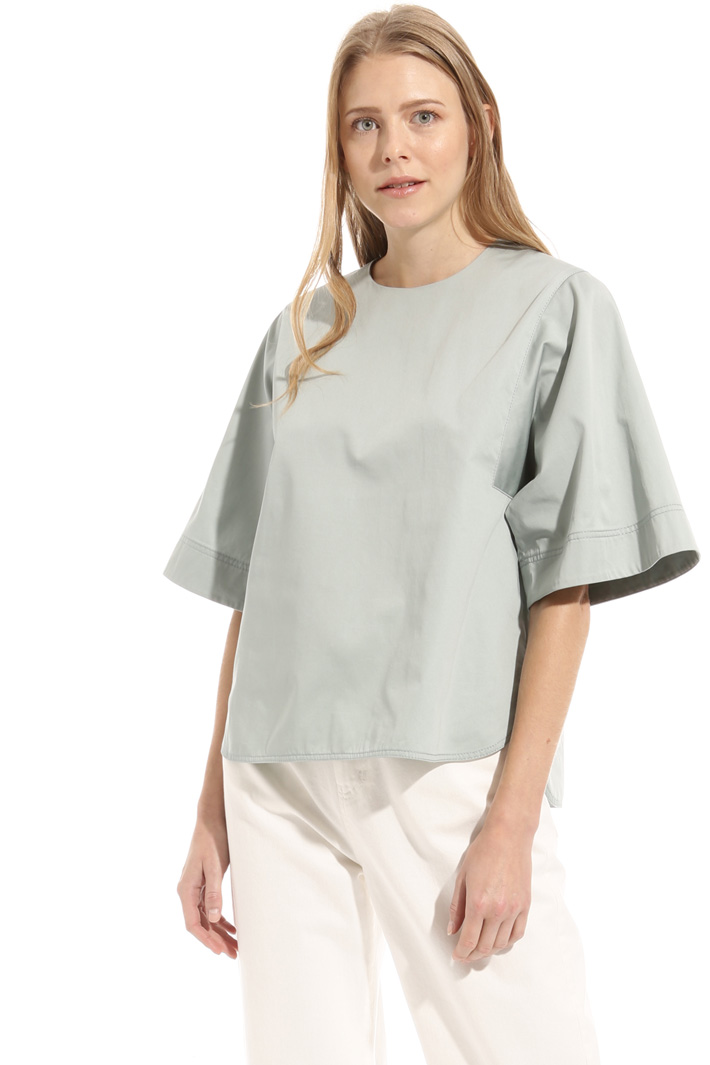 Boxy fit satin tunic Intrend Boxy fit satin tunic Intrend