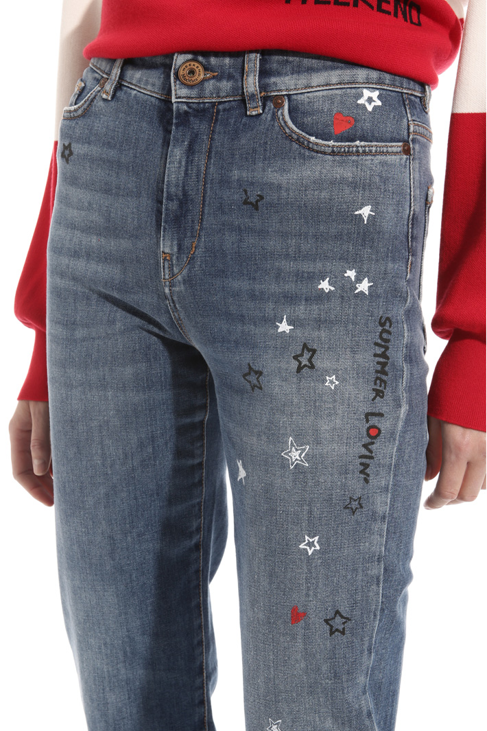 Five pocket crop jeans Intrend Five pocket crop jeans Intrend