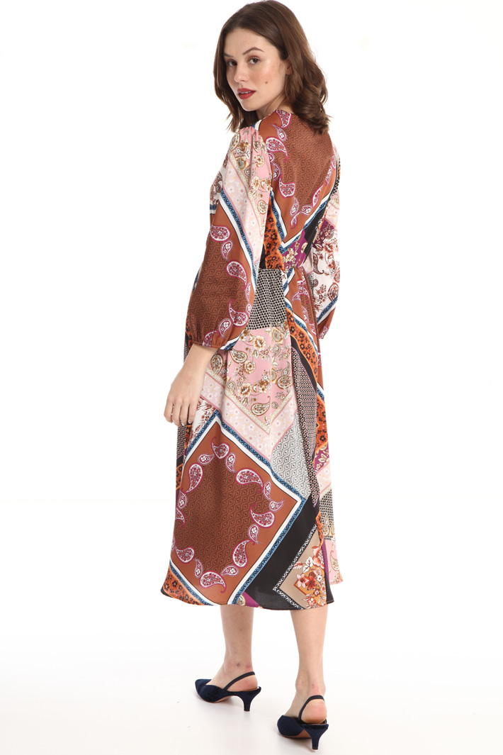 Printed twill dress Intrend Printed twill dress Intrend