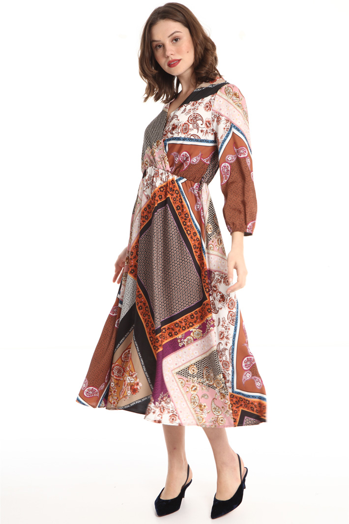 Printed twill dress Intrend Printed twill dress Intrend
