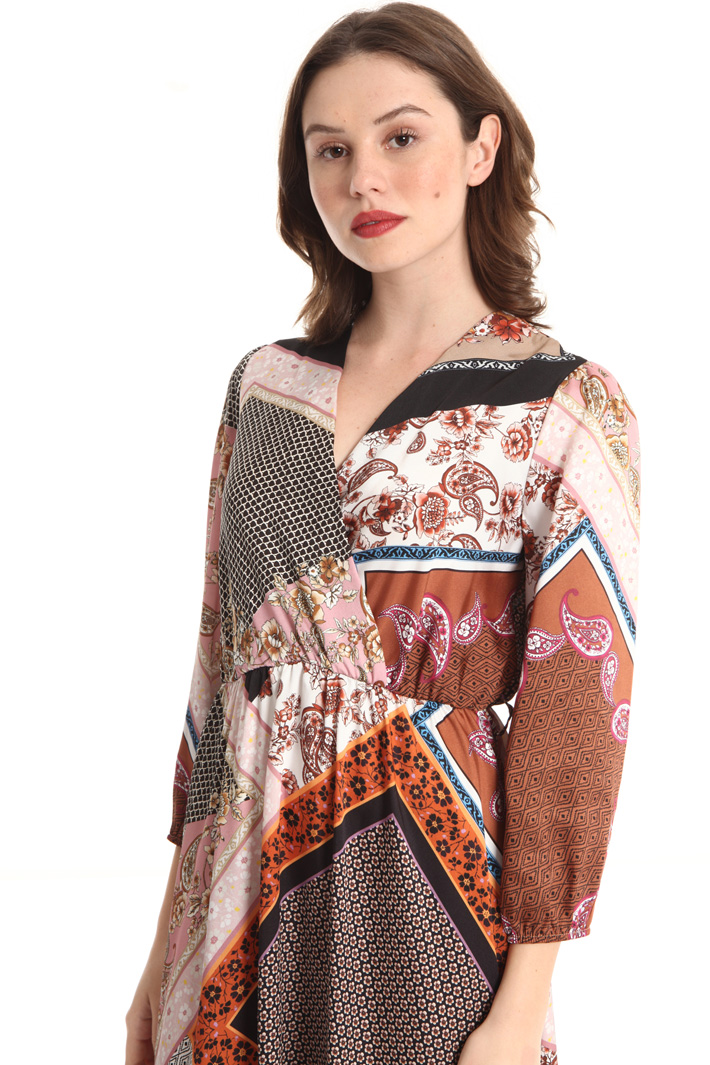 Printed twill dress Intrend Printed twill dress Intrend