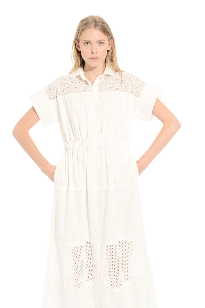 Embroidered pure cotton dress Intrend Embroidered pure cotton dress Intrend