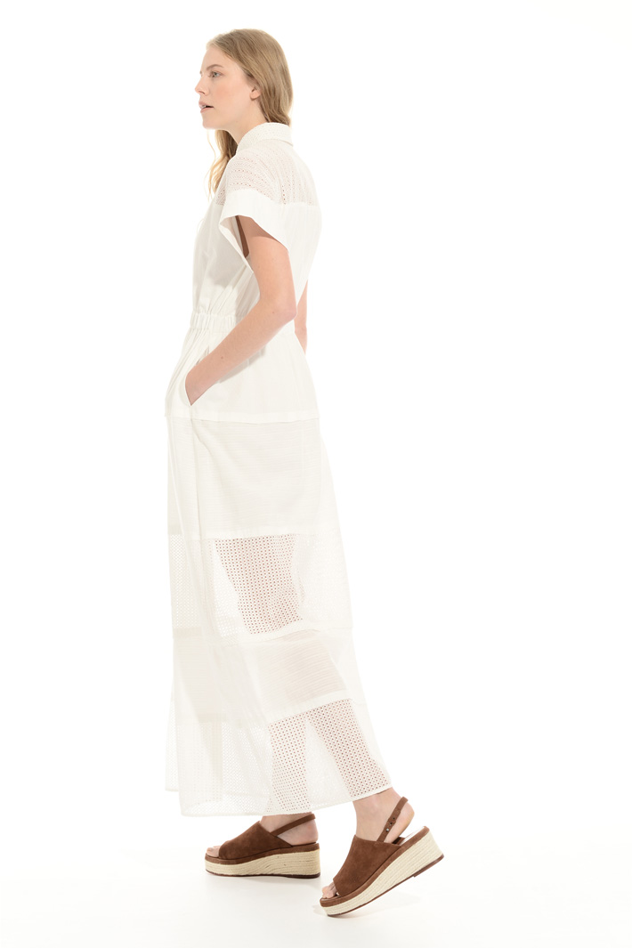 Embroidered pure cotton dress Intrend Embroidered pure cotton dress Intrend