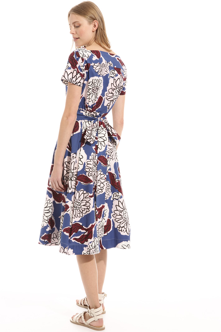 Wrap-up poplin dress Intrend Wrap-up poplin dress Intrend