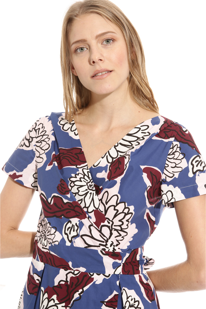 Wrap-up poplin dress Intrend Wrap-up poplin dress Intrend
