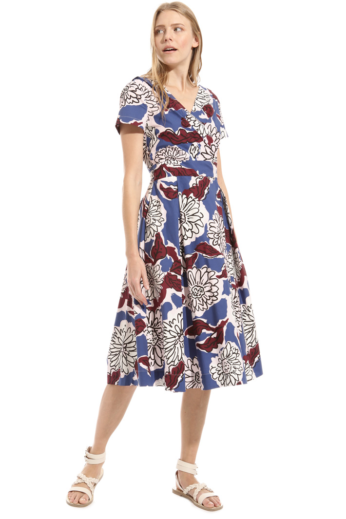 Wrap-up poplin dress Intrend Wrap-up poplin dress Intrend